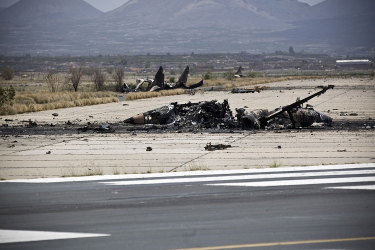 طائرة حوثية مسيرة مفخخة