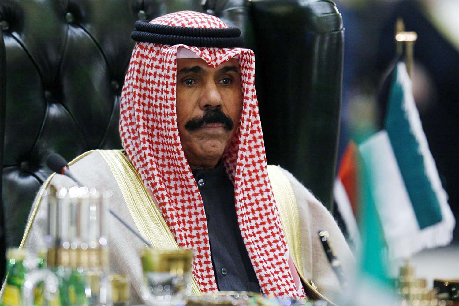 Crown Prince Sheikh Nawaf al-Ahmad al-Jaber al-Sabah named emir of Kuwait in line with the constitution