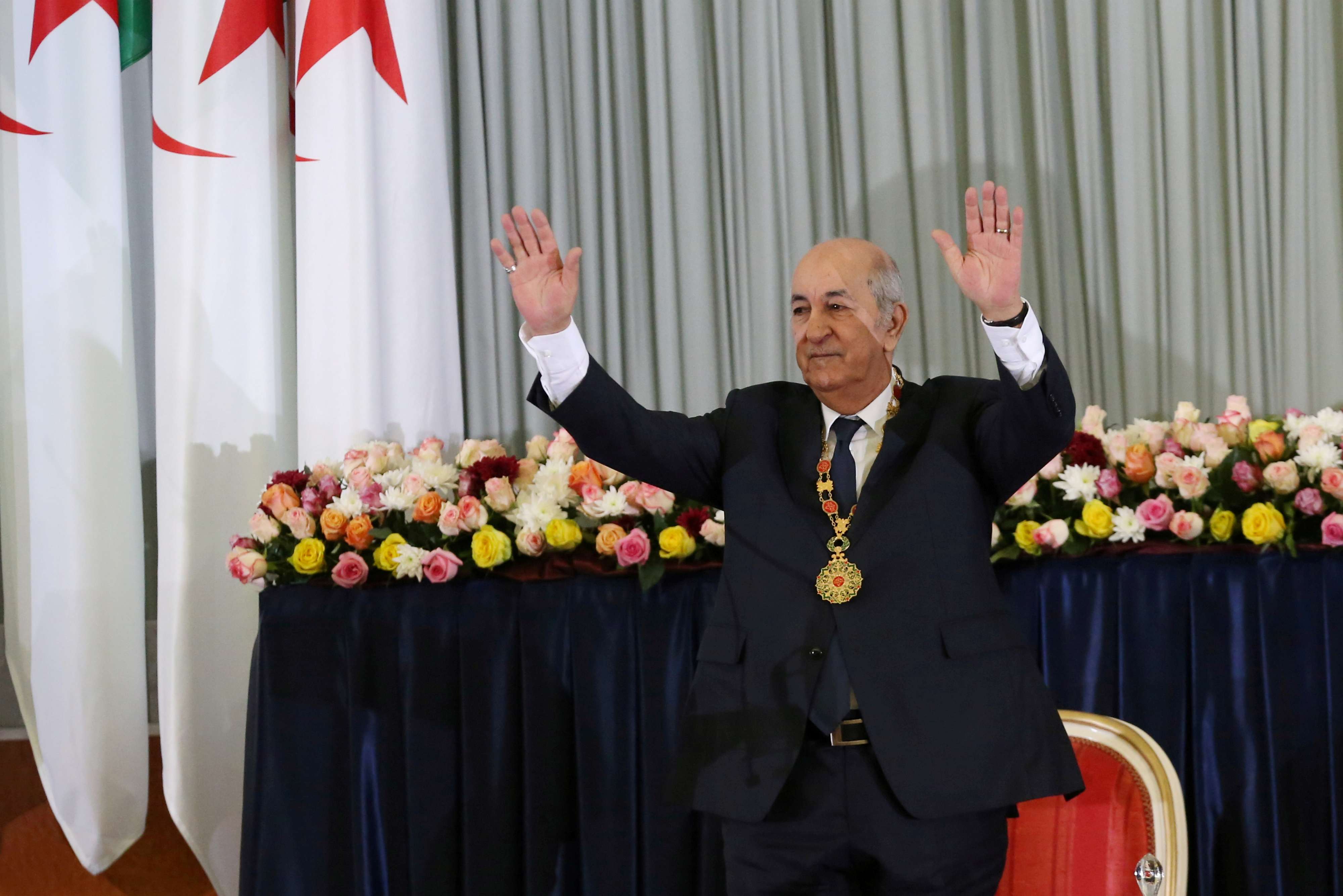 الرئيس الجزائري عبدالمجيد تبون