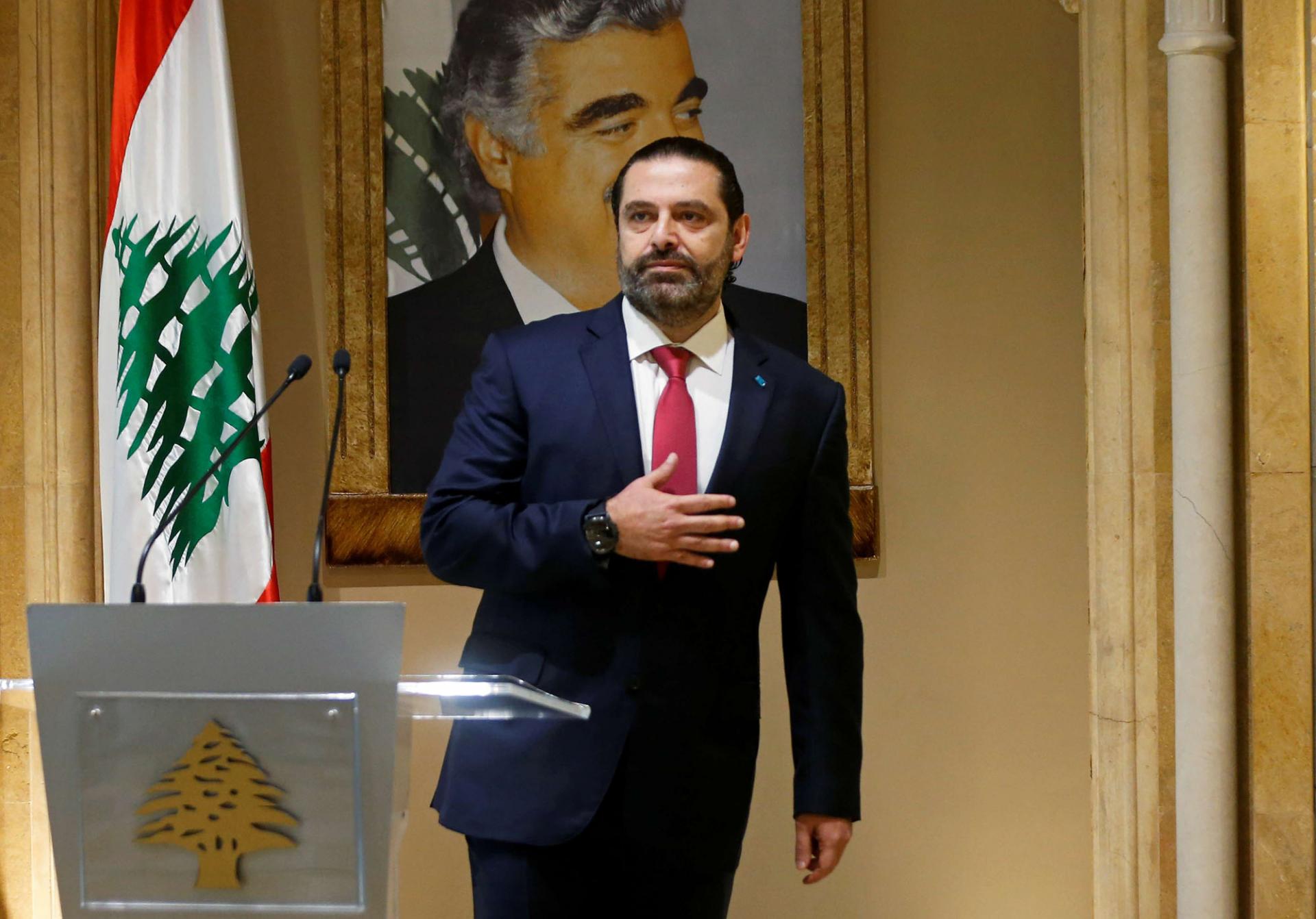 رئيس الوزراء اللبناني السابق سعد الحريري