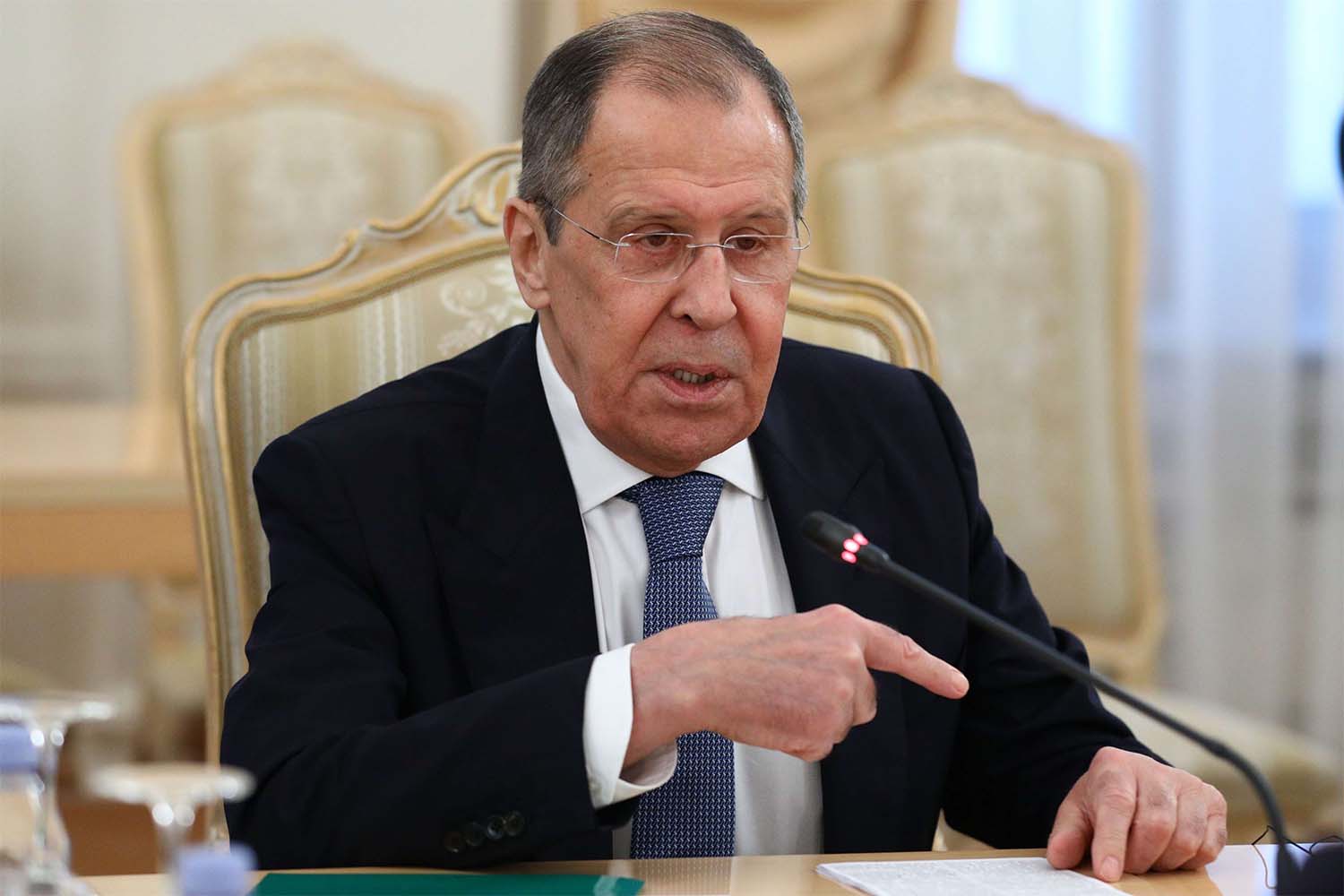 Russian Foreign Minister Sergei Lavrov 