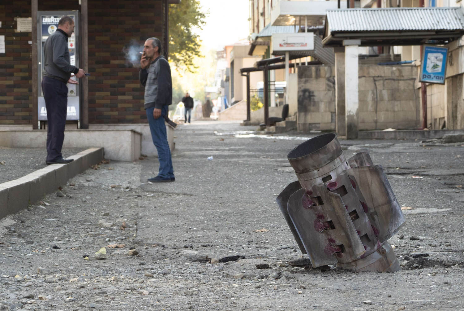 قذيفة غير منفجرة في ناغورني قرة باغ