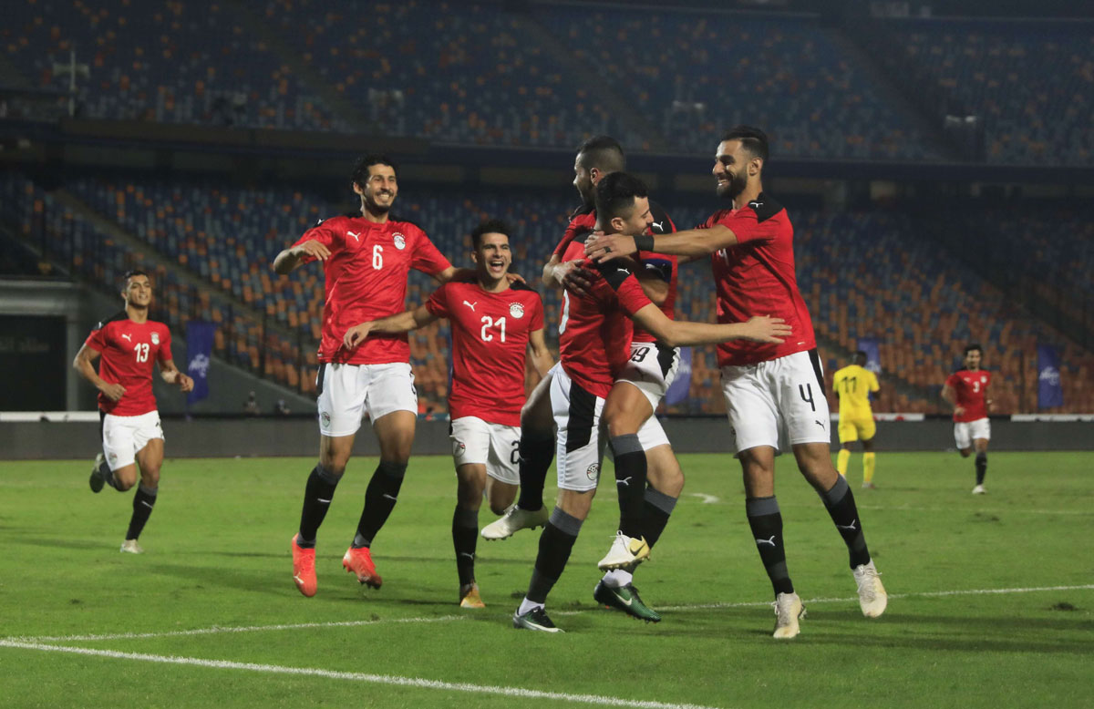 منتخب 'الفراعنة' يحقق فوزه الاول بعد تعادلين 