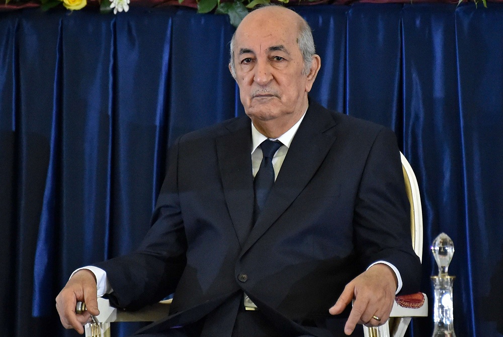 الرئيس الجزائري عبدالمجيد تبون