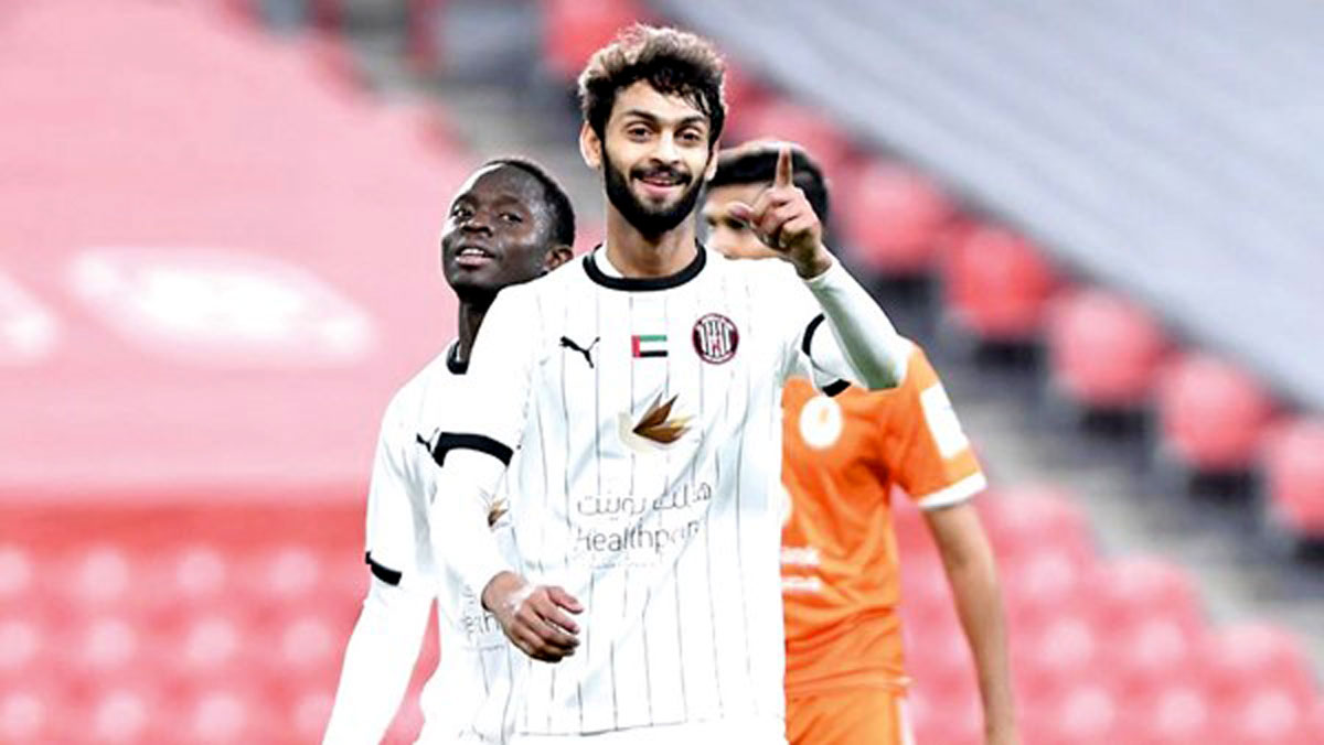 زايد العامري 'المتألق' من حساب نادي الجزيرة على تويتر