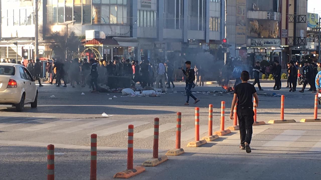 الاقليم على صفيح ساخن بسبب الاحتجاجات