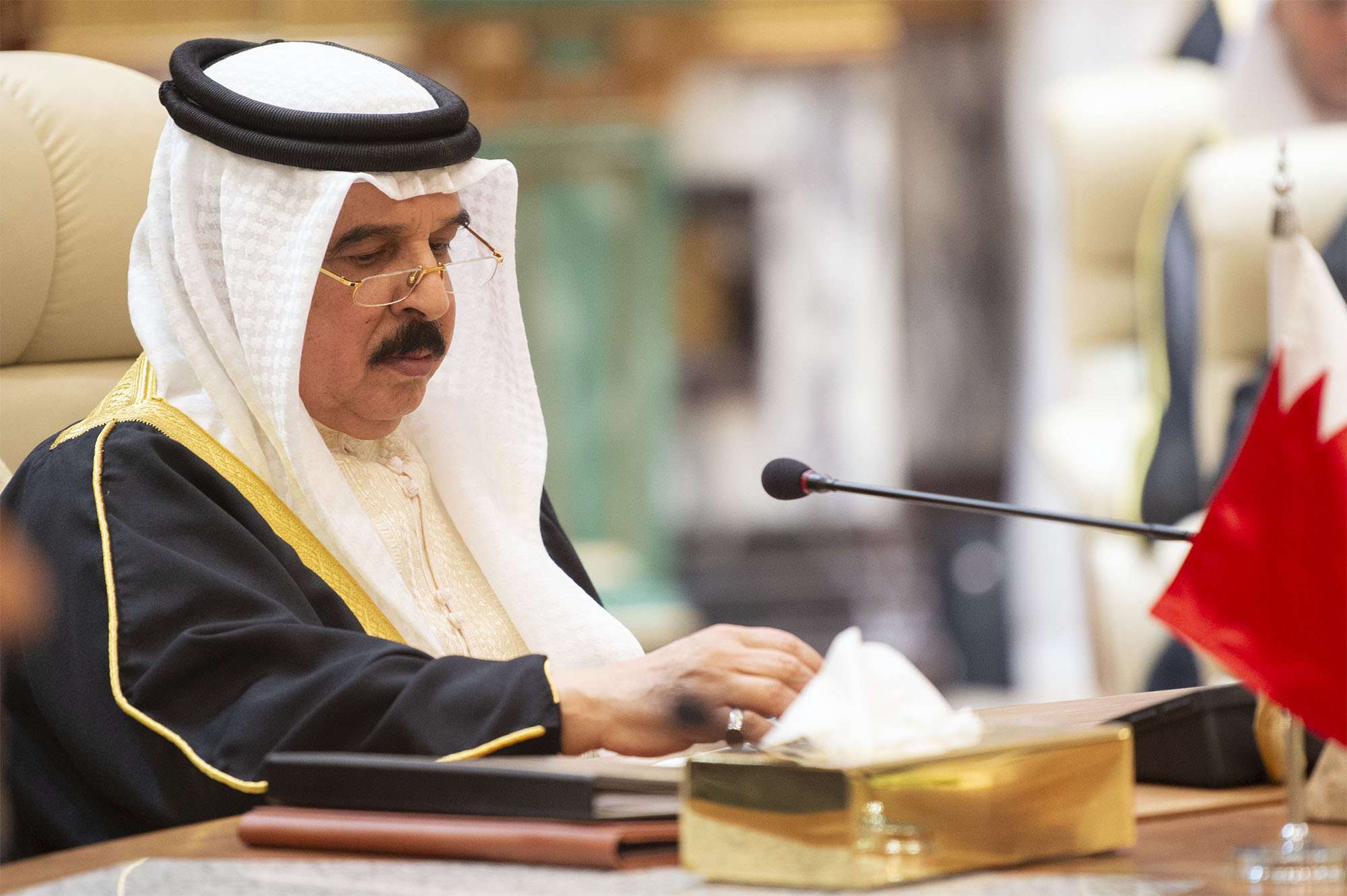 عاهل البحرين الملك حمد بن عيسى ال خليفة
