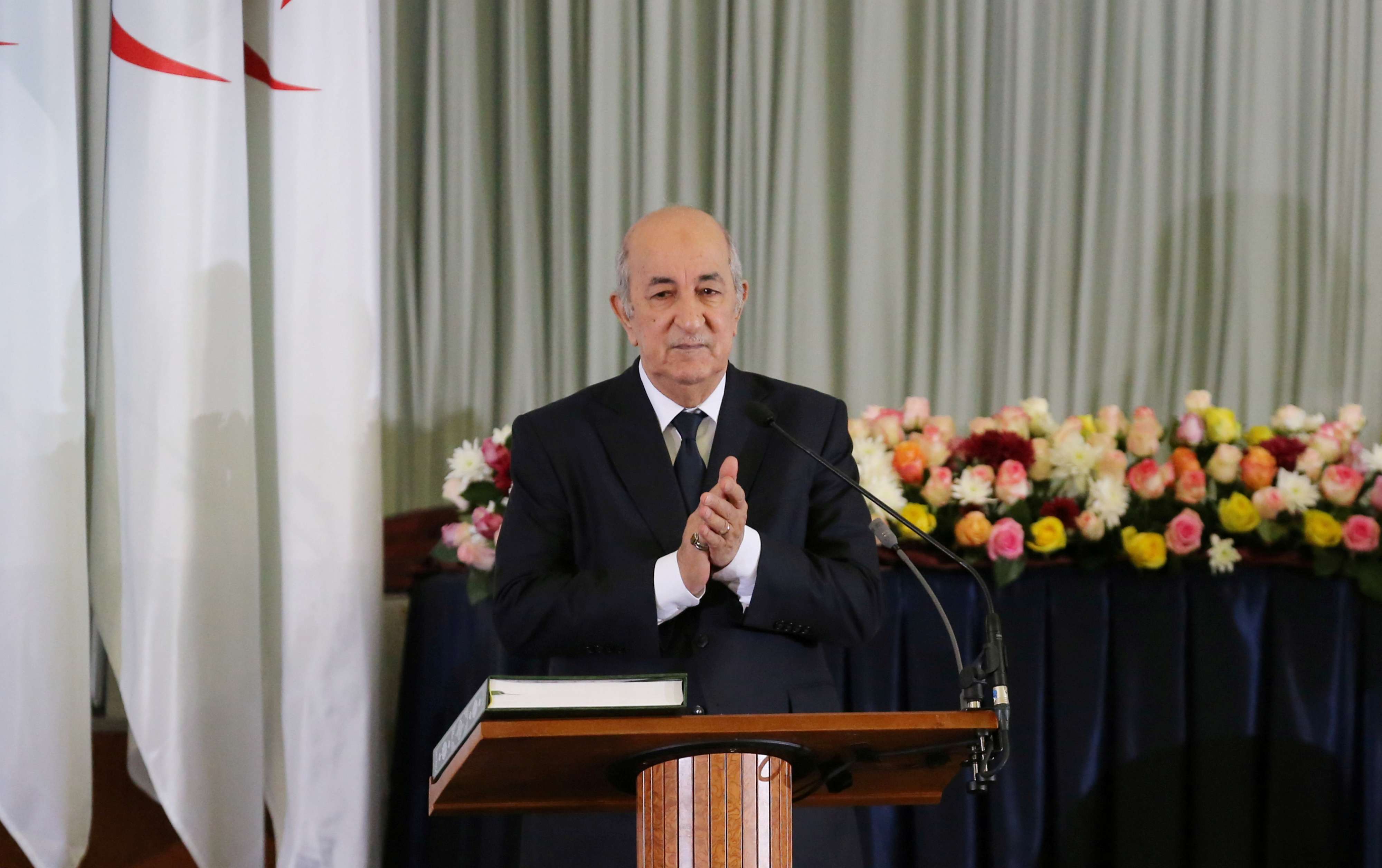 الرئيس الجزائري عبد المجيد تبون