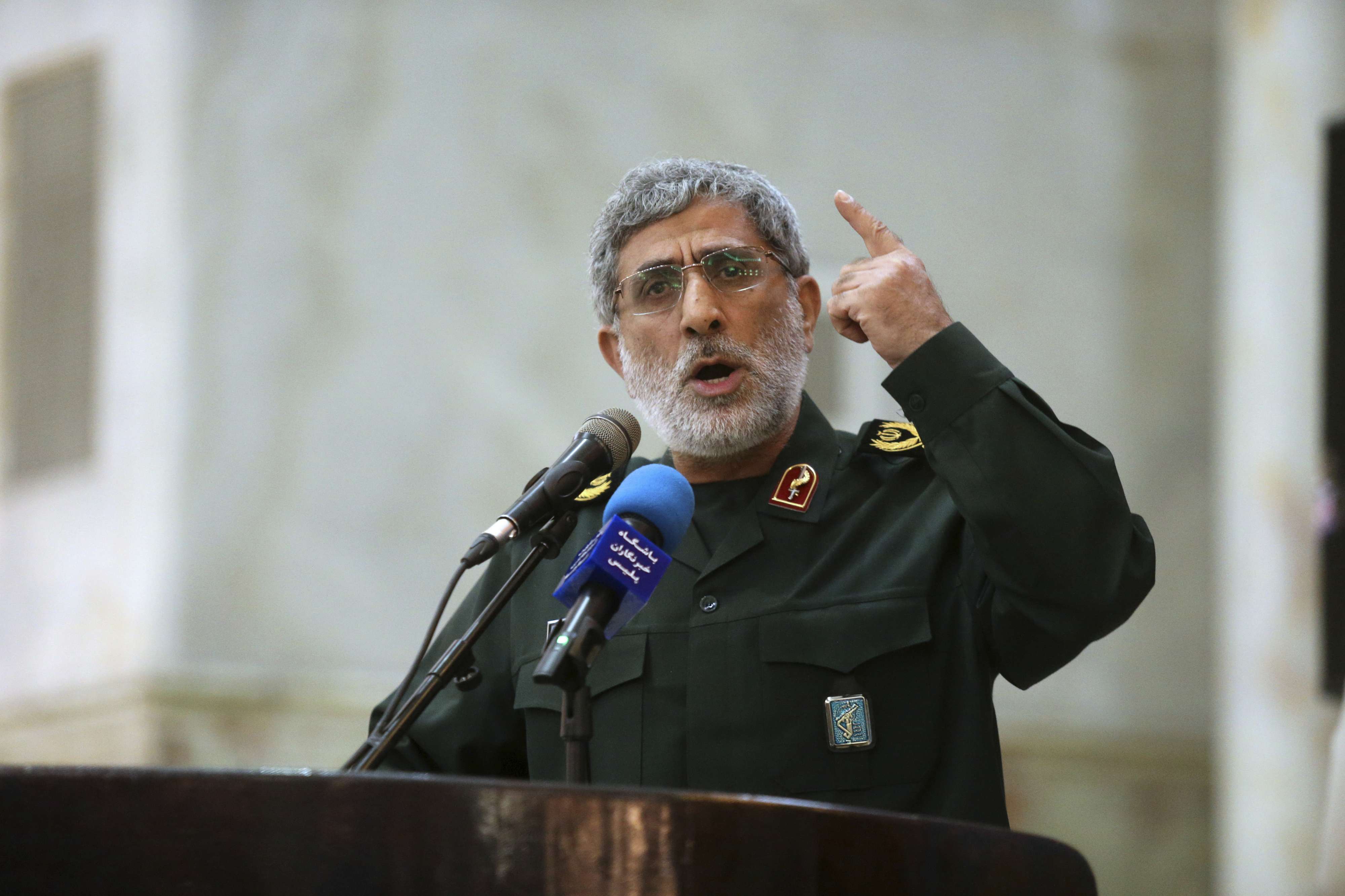 قائد فيلق القدس اسماعيل قااني