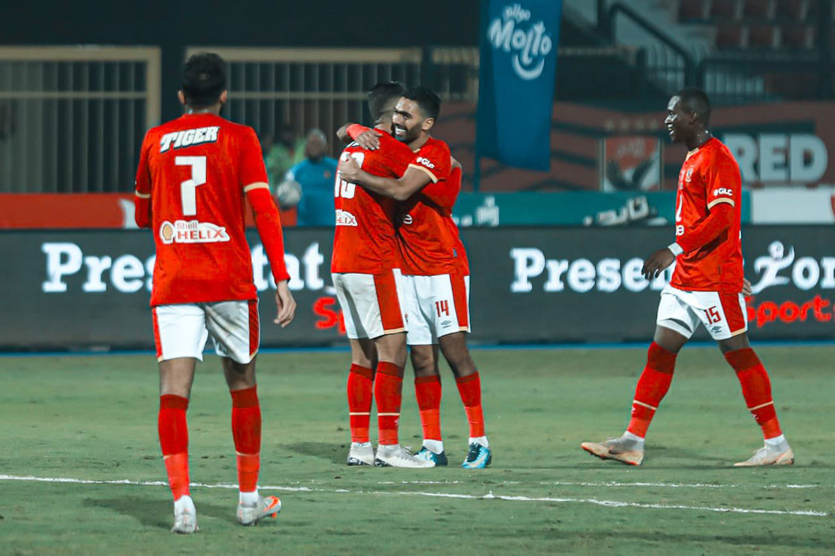 لاعبو الاهلي من حسابه على تويتر