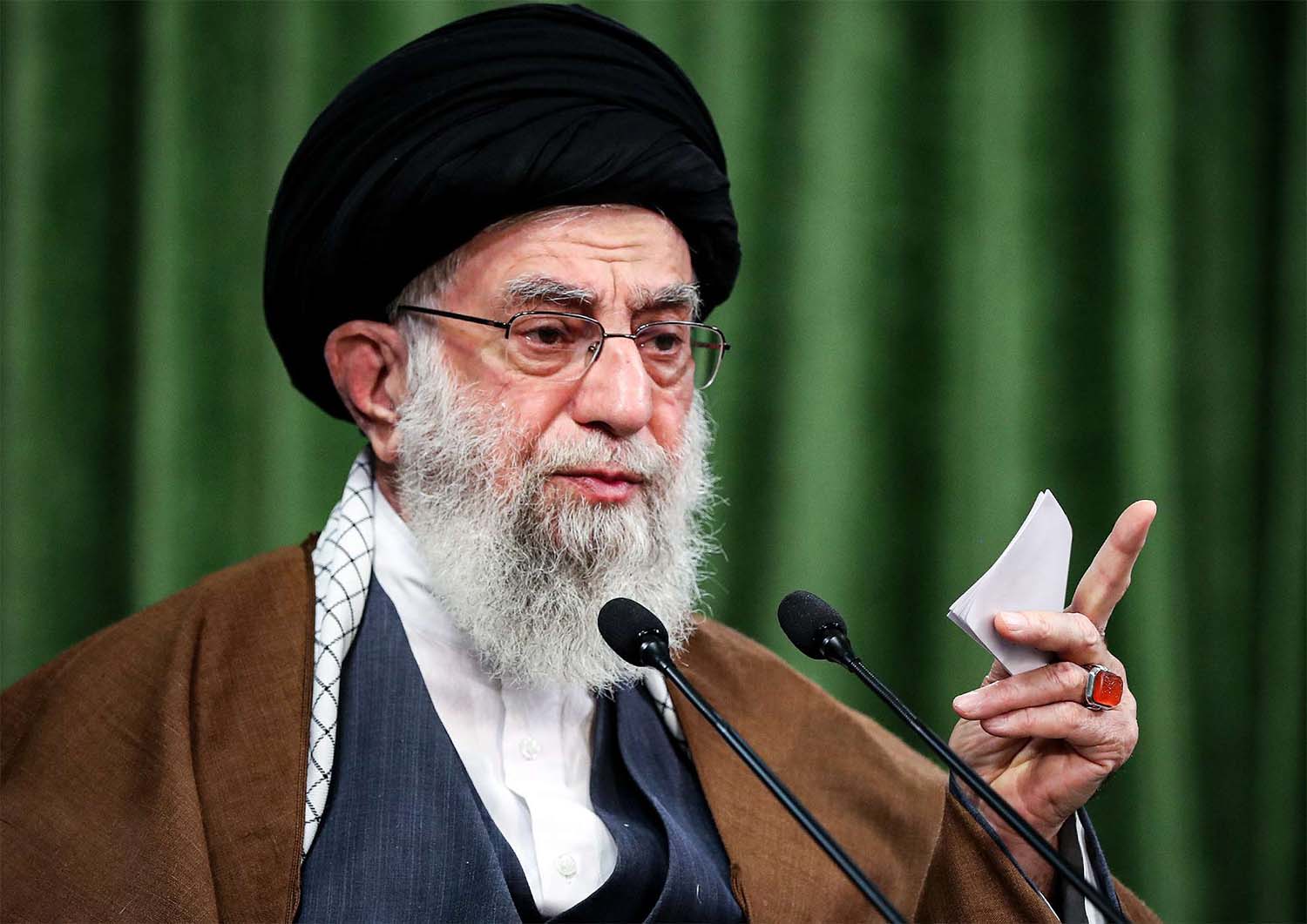 Iran's Supreme Leader Ayatollah Ali Khamenei 