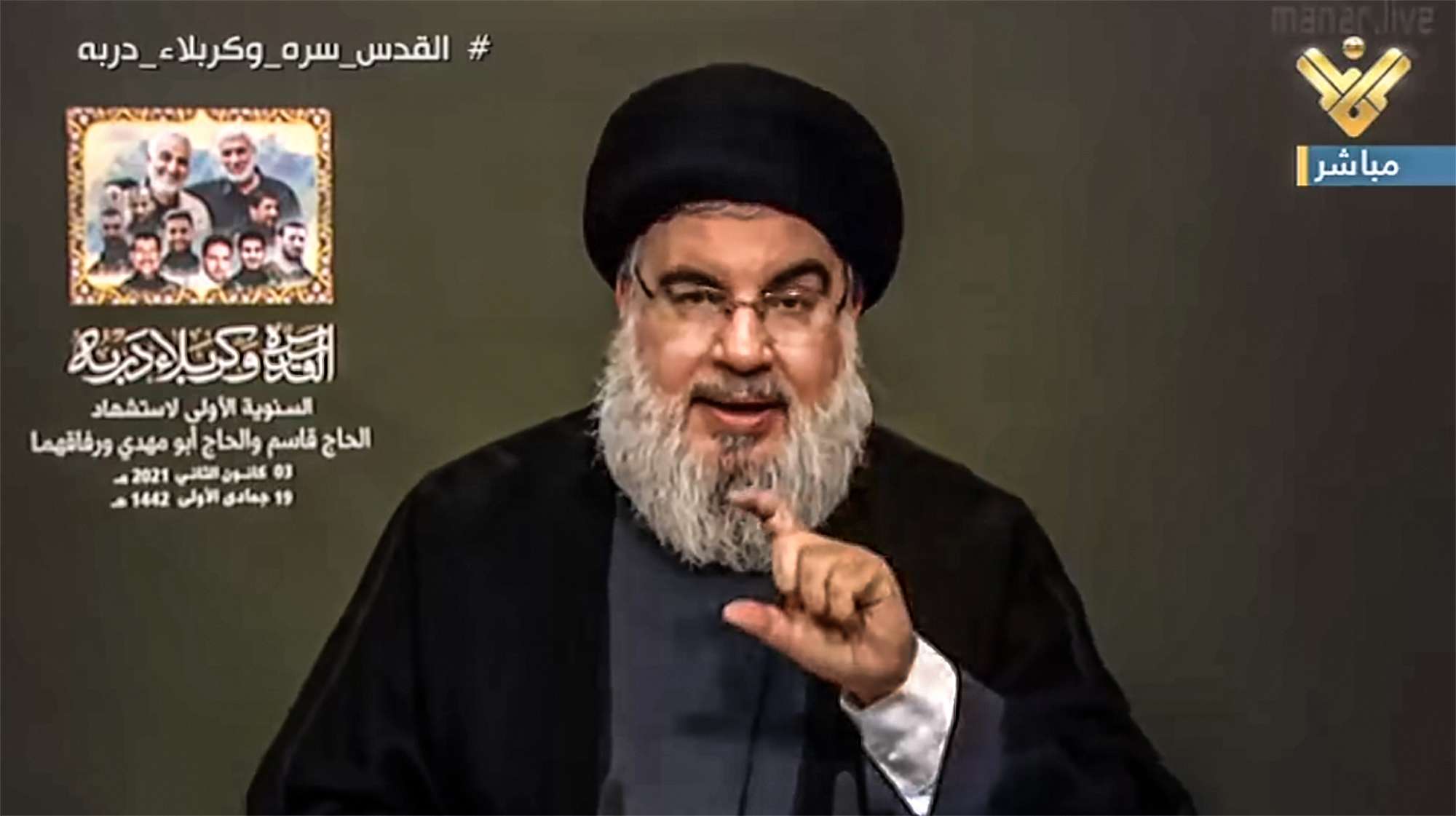 نصرالله: ايران ليست ضعيفة وهي قادرة على الرد