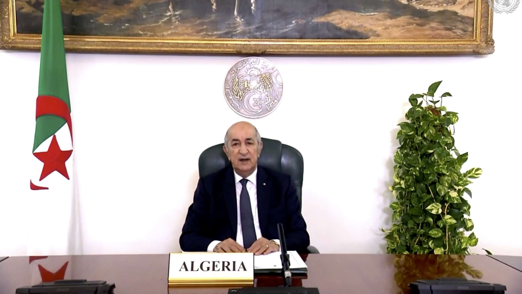 الرئيس الجزائري عبدالمجيد تبون
