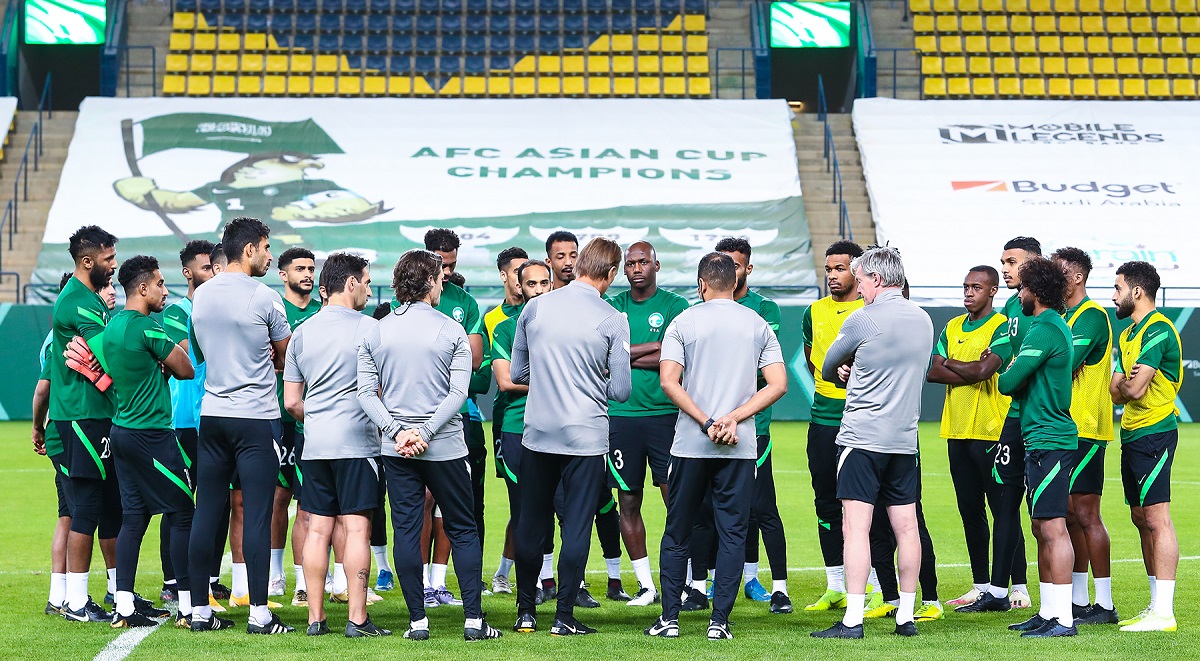 المنتخب السعودي (الصورة من حساب المنتخب على تويتر)