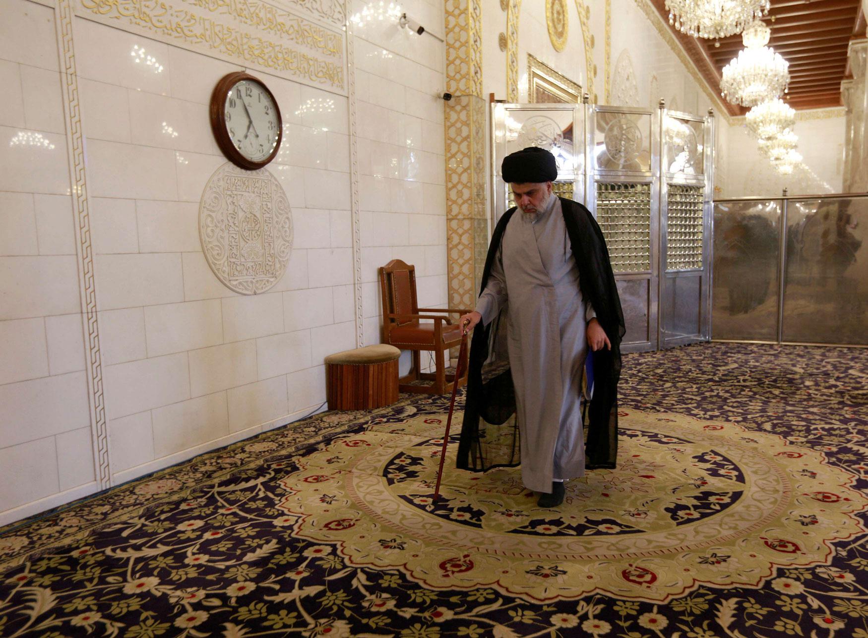 زعيم التيار الصدري مقتدى الصدر