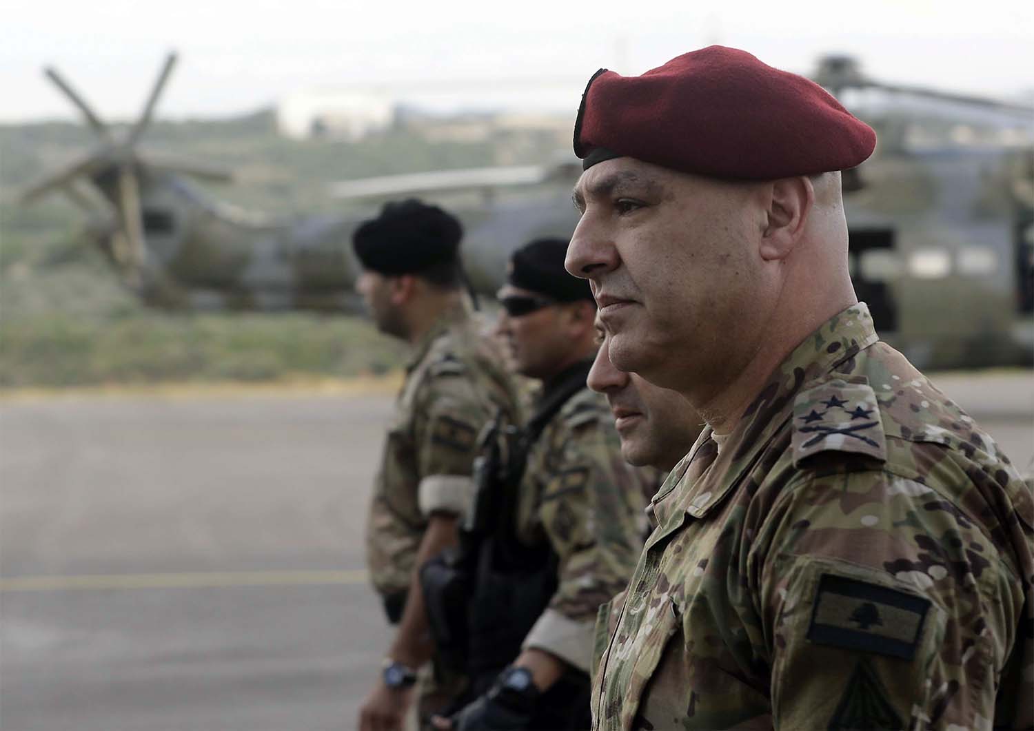 Aoun referred to budget cuts to the army over the past few years 