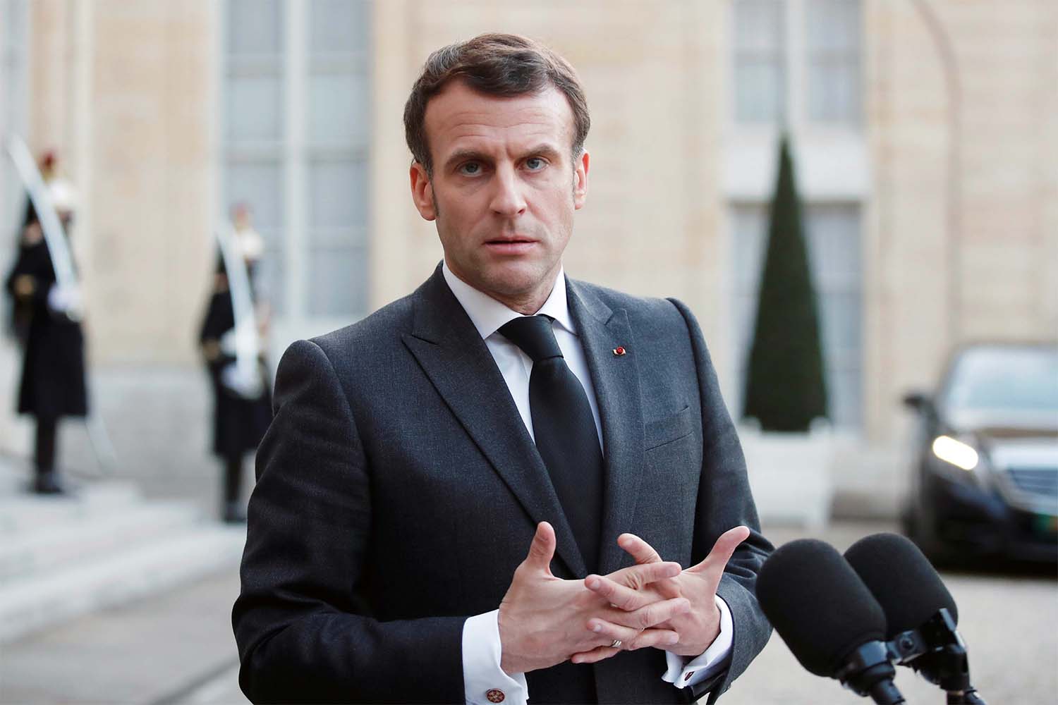 French President Emmanuel Macron 