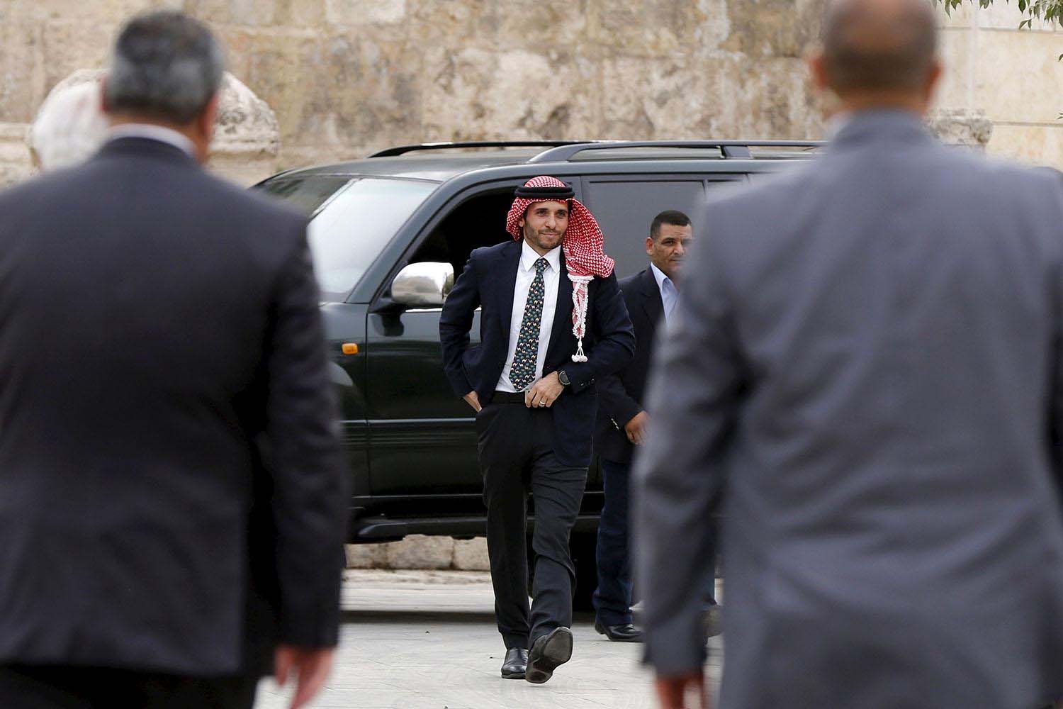 King Abdullah stripped his half-brother Hamzah of his title as crown prince in 2004