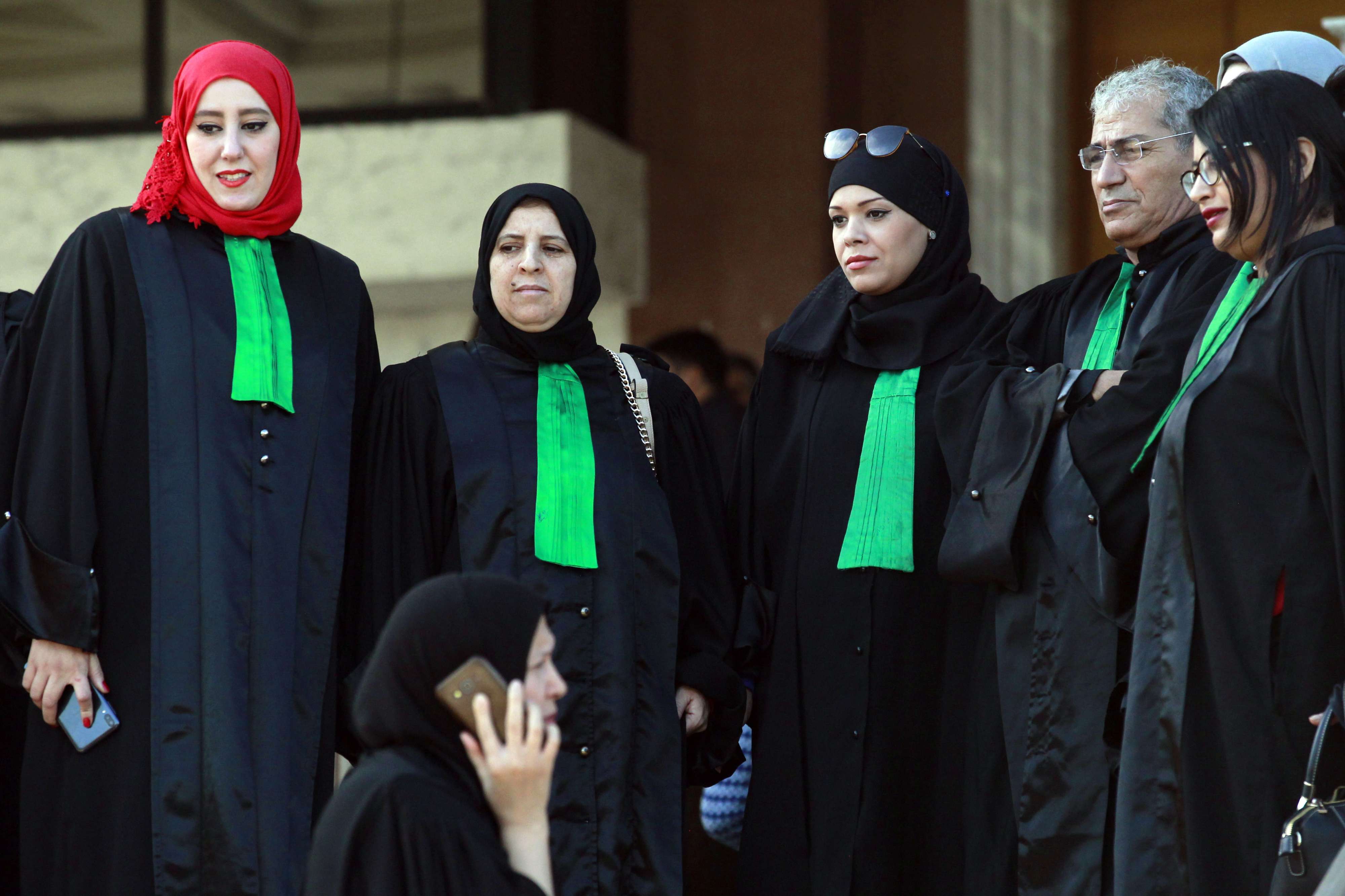 احتجاجات القضاة ترافق الحراك منذ بدايته