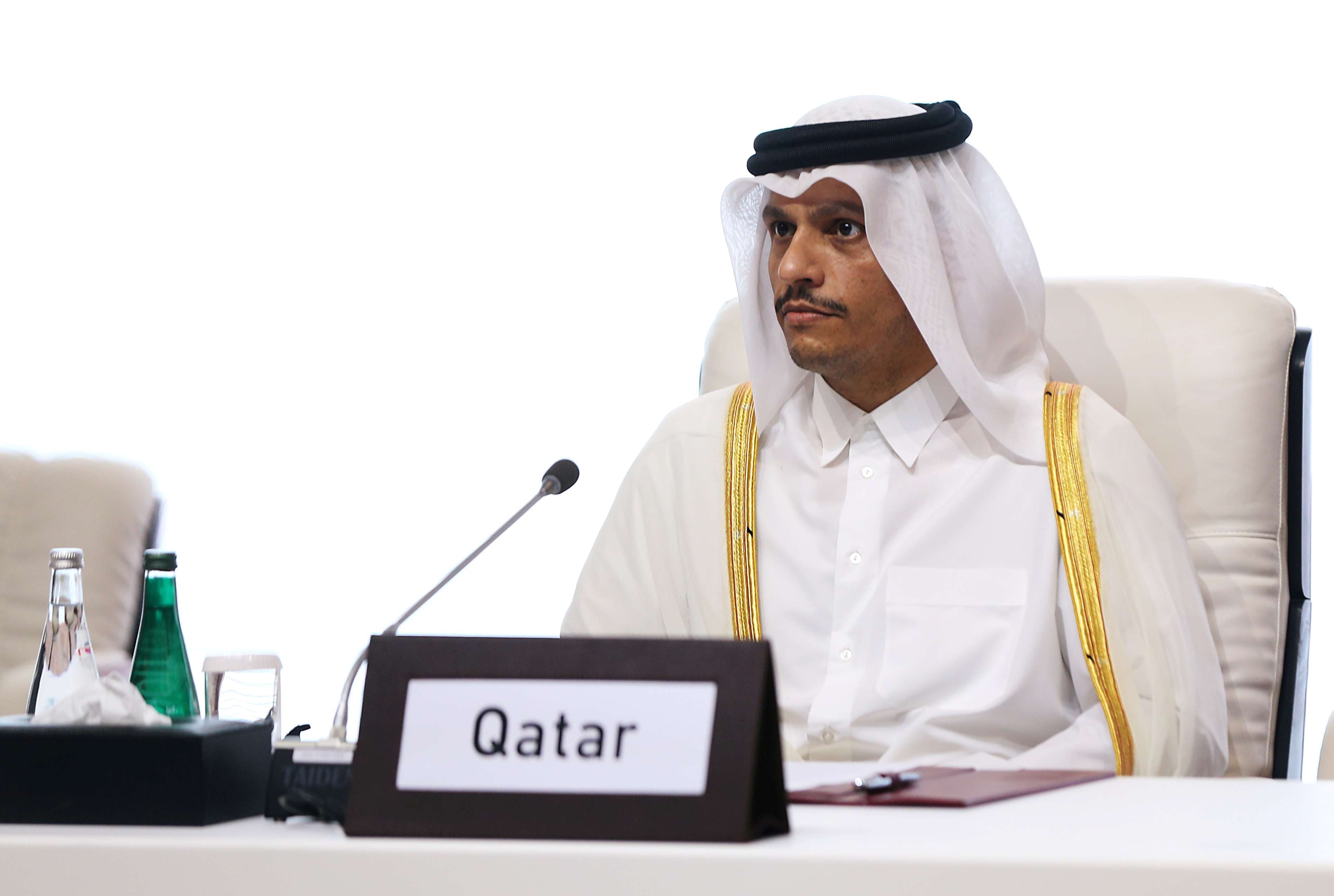 وزير خارجية قطر الشيخ محمد بن عبد الرحمن آل ثاني 