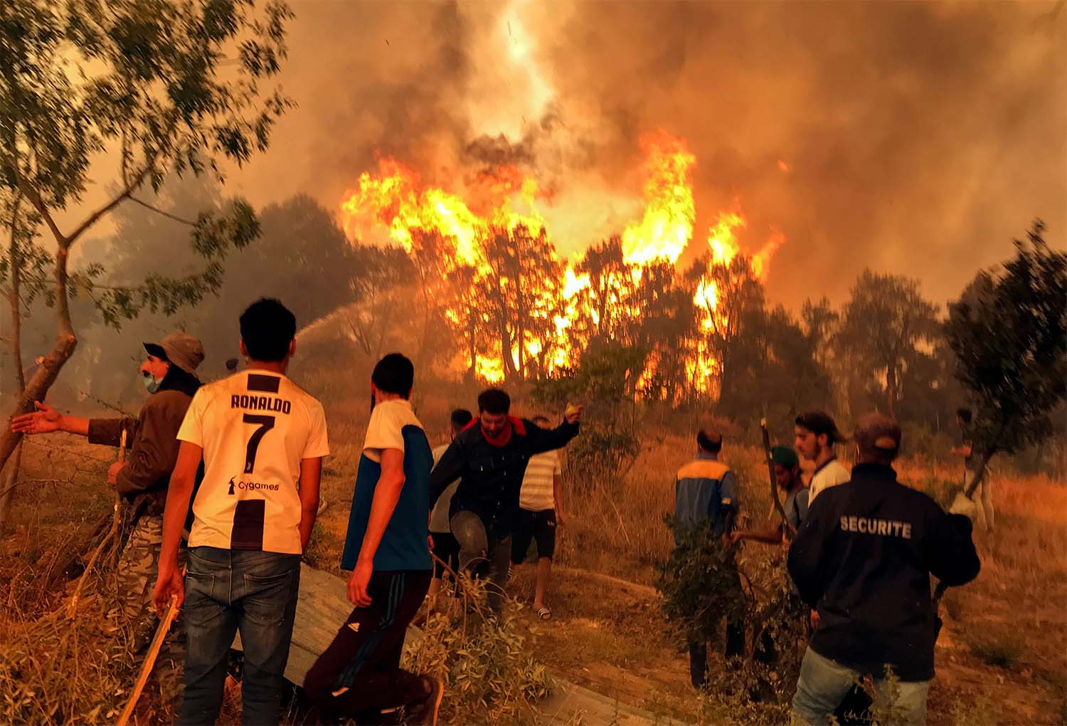 The worst-hit area is Tizi Ouzou, the largest Kabylie district