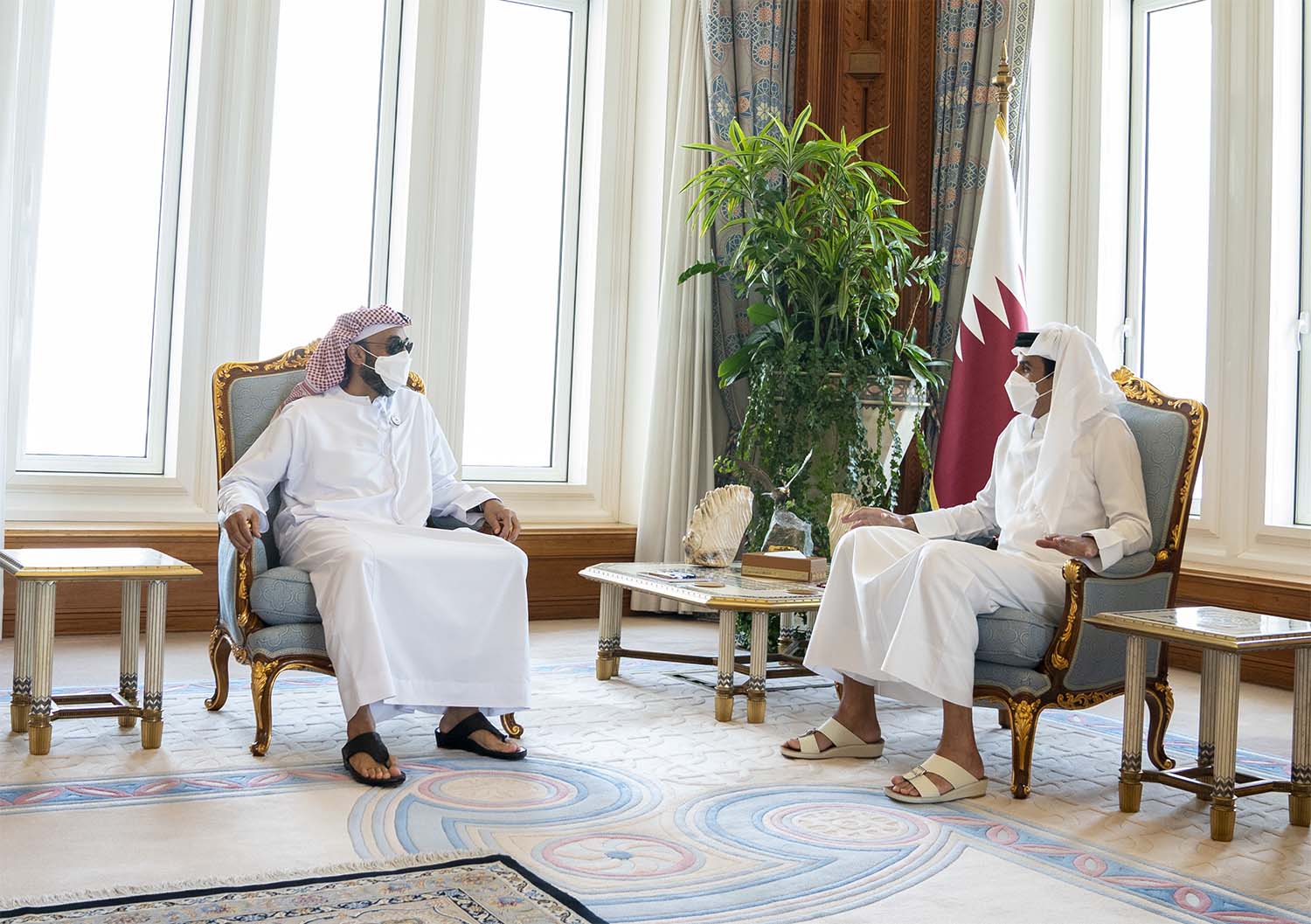The meeting touched upon bilateral relations and ways to further develop cooperation between the two countries