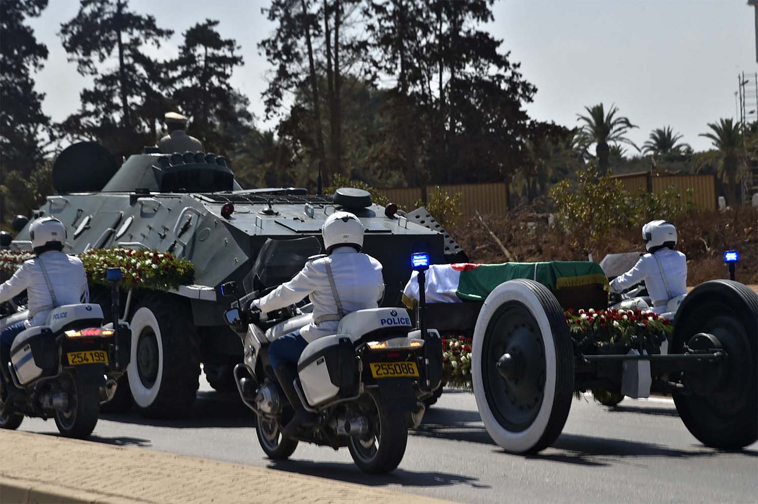 The cemetery in Algiers was closed to the public until Bouteflika was buried