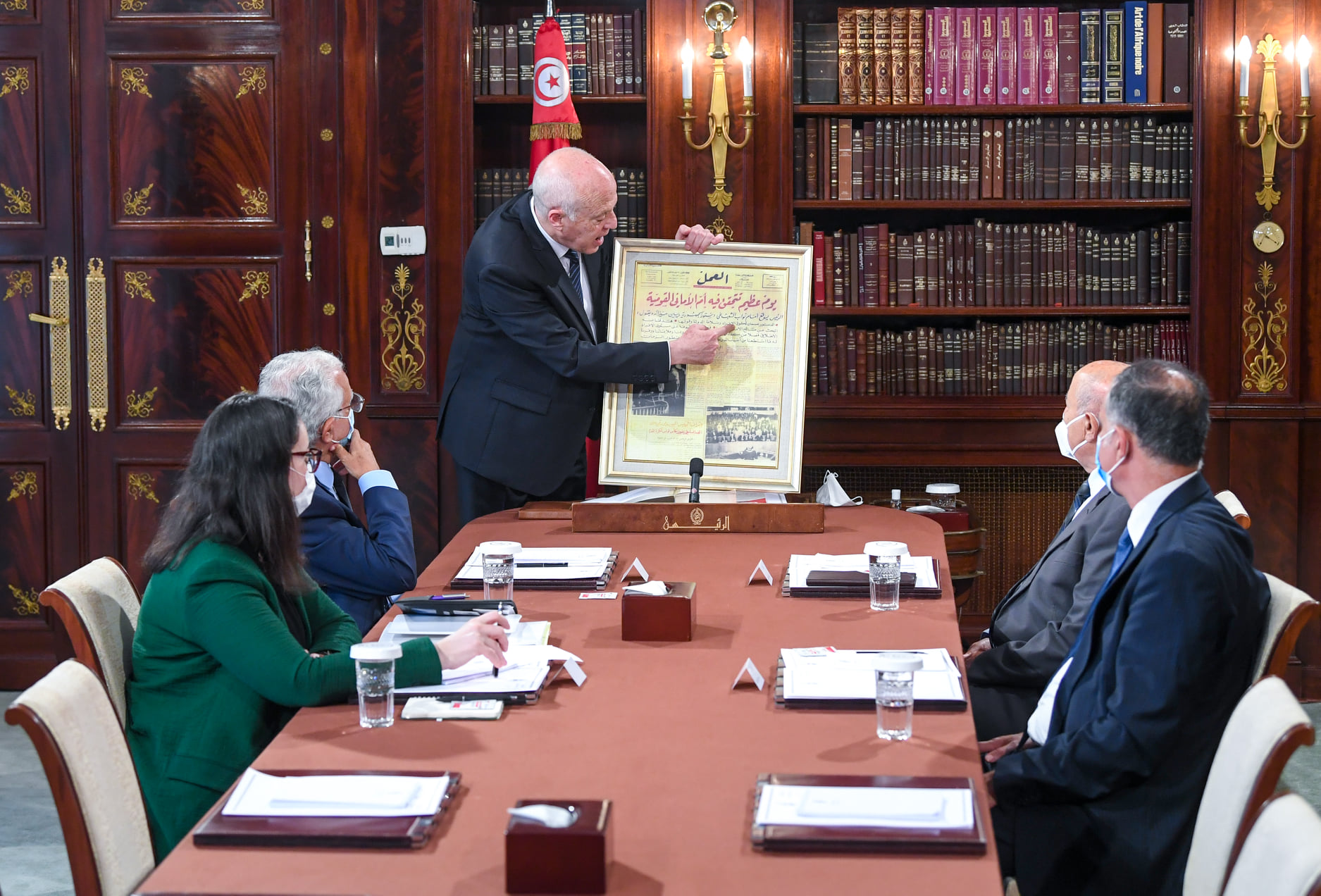 الرئيس التونسي قيس سعيد