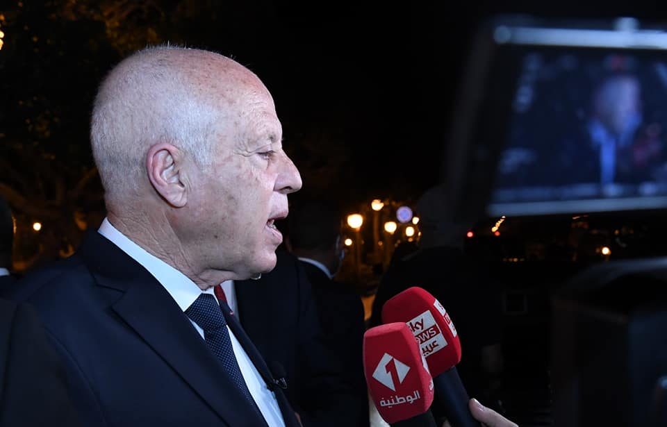 الرئيس التونسي قيس سعيد