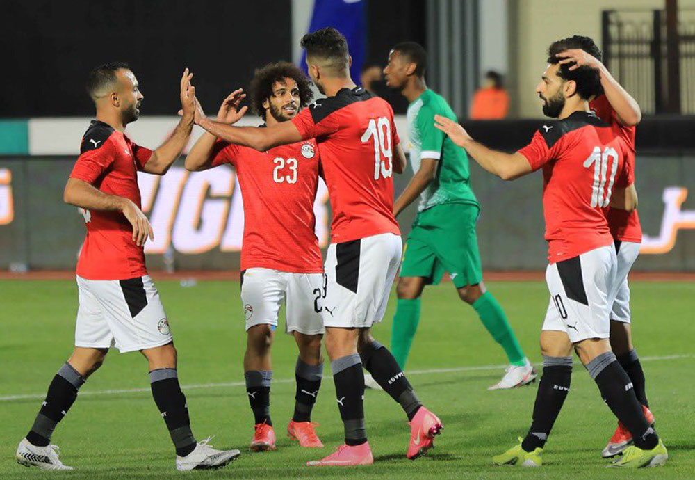 منتخب 'الفراعنة' يسقط الليبي وينتزع منه الصدارة من حسابه على تويتر