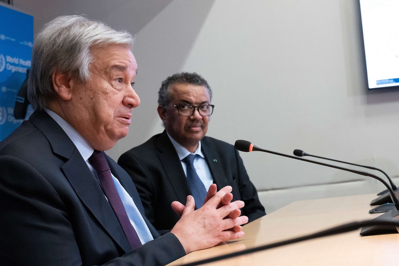 أنطونيو غوتيريش وتيدروس أدهانوم غيبريسوس