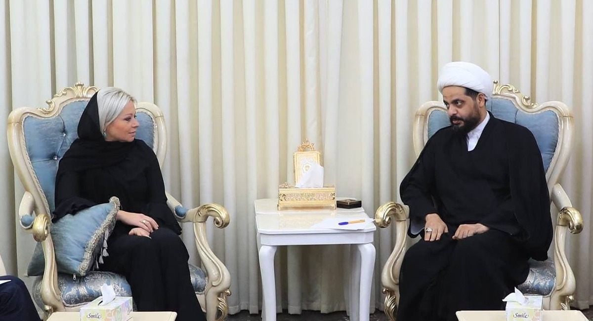 جماعة الخزعلي كانت قد اتهمت جينين  هينيس بلاسخارت باستغلال منصبها لتزوير الانتخابات واثارة الفوضى