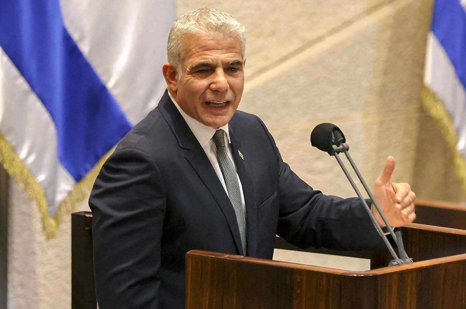Israeli FM Yair Lapid 