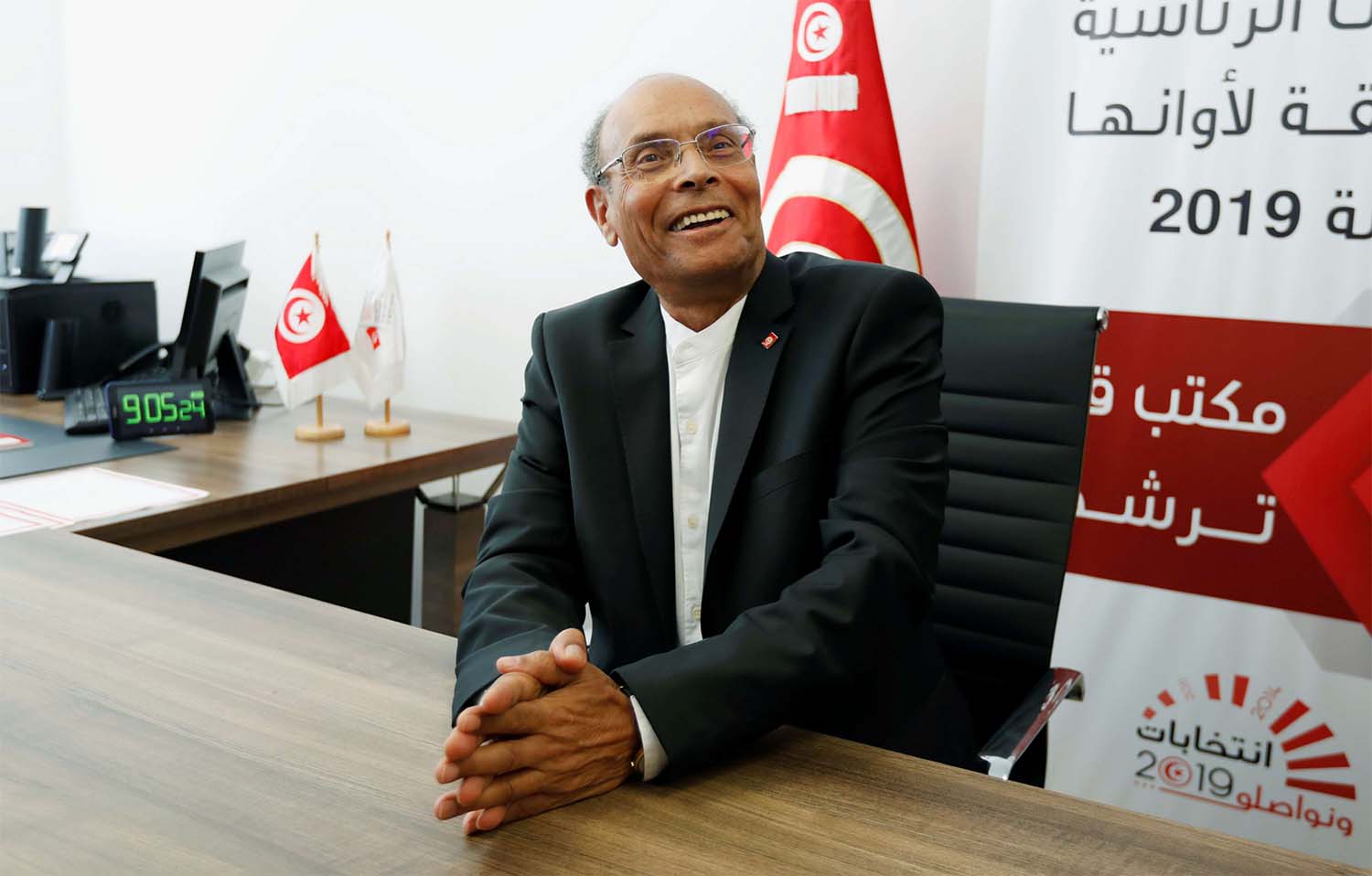 There were no details on what charge Marzouki faced