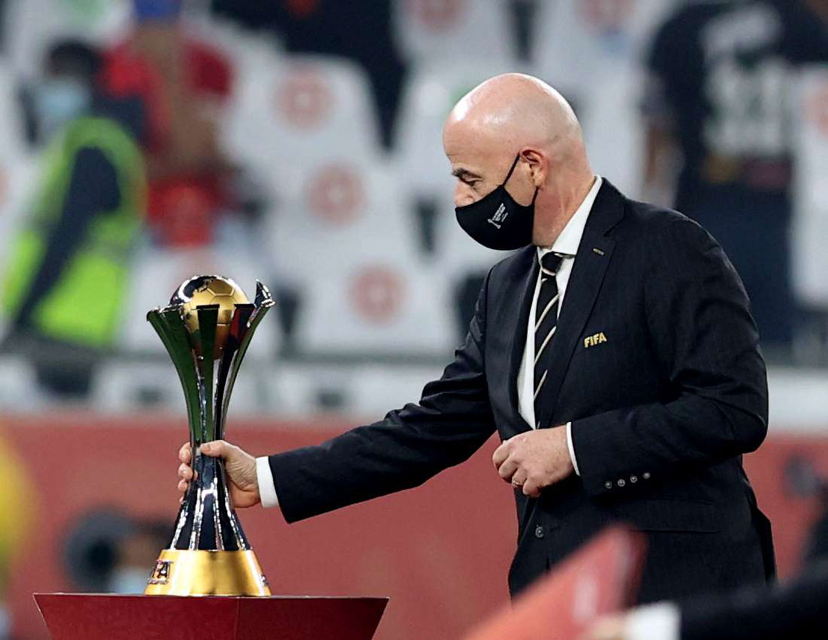 إنفانتينو للفوز باجماع الاتحادات الوطنية على كأس العالم كل سنتين