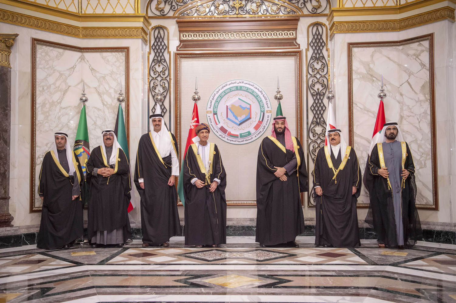زعماء خليجيون في قمة الرياض الخليجية