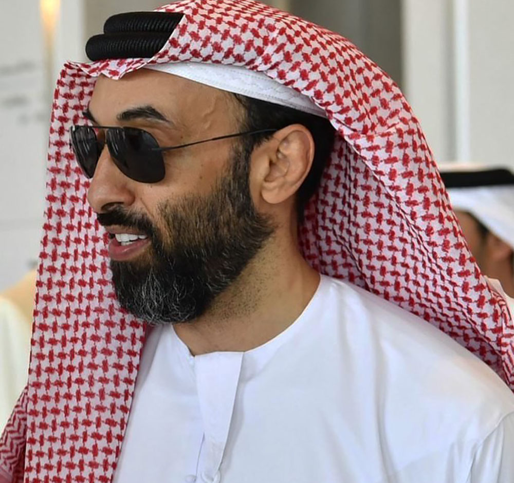 الشيخ طحنون يزور ايران بدعوة من الامين العام لمجلس الأمن القومي الإيراني