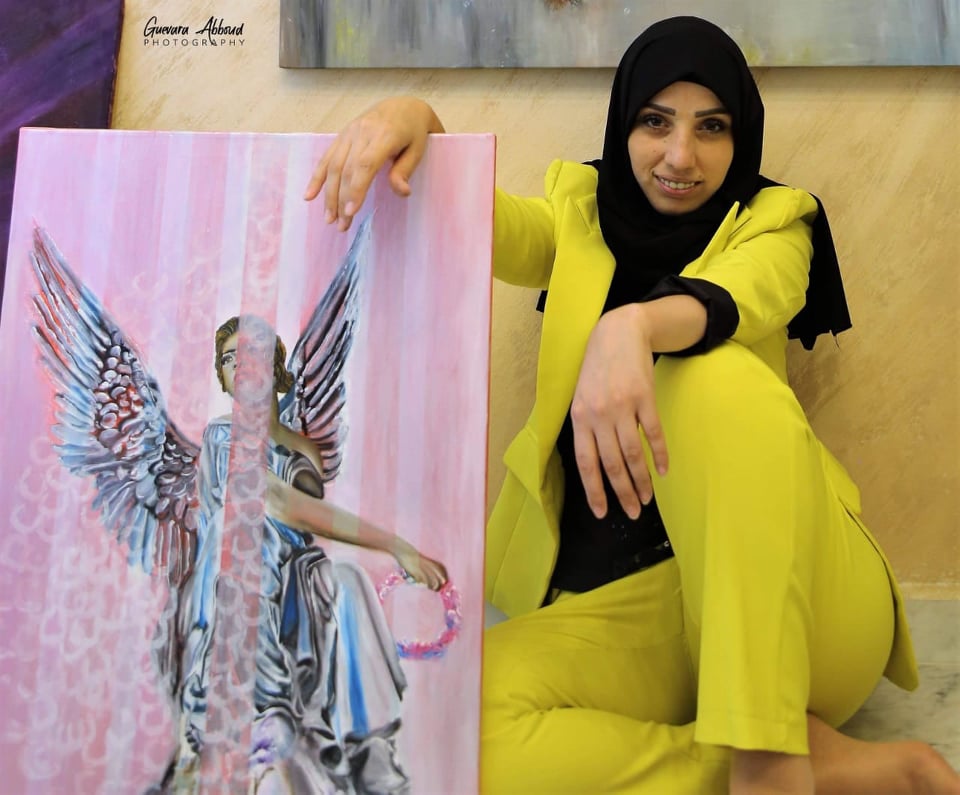 التشكيلية مريم زعيتر 