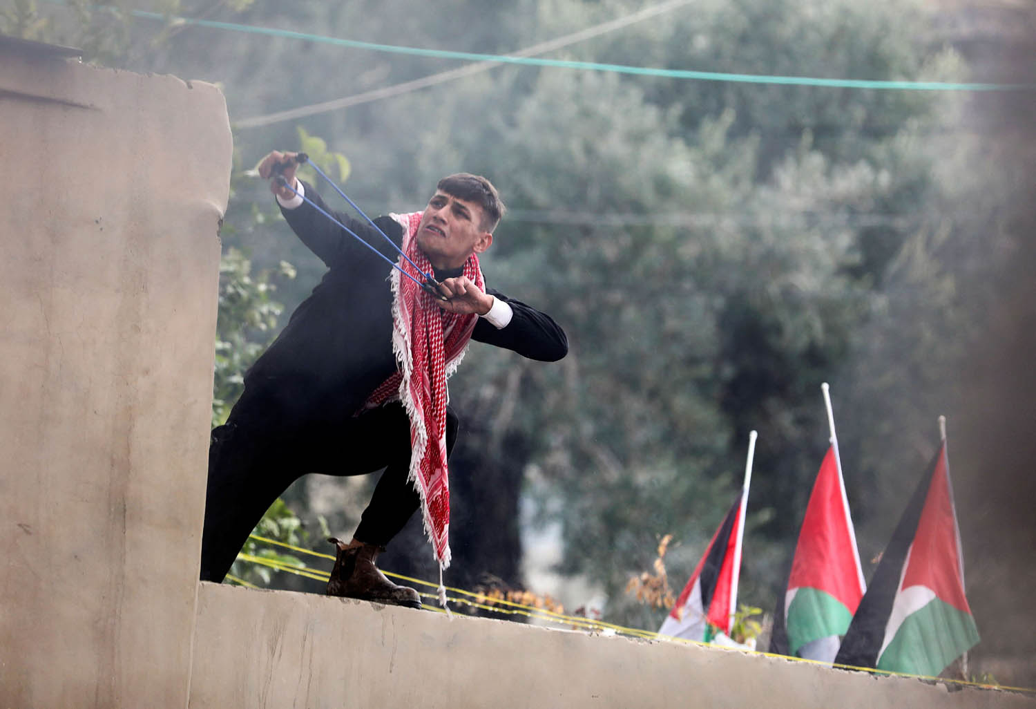 فلسطيني في الضفة الغربية