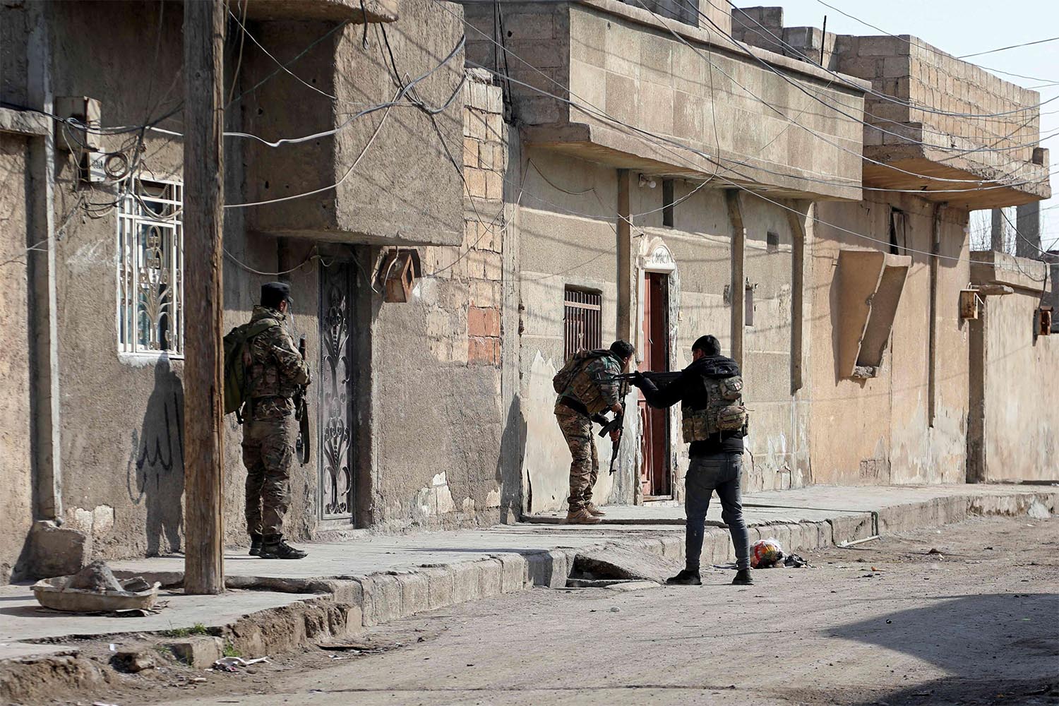 The SDF acknowledged that inmates had taken over parts of the prison