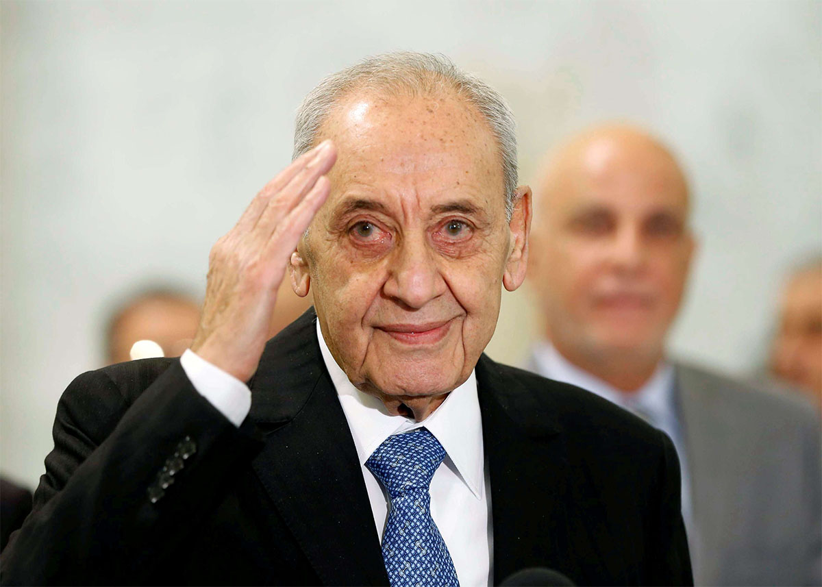 Lebanon's Parliament Speaker Nabih Berri 