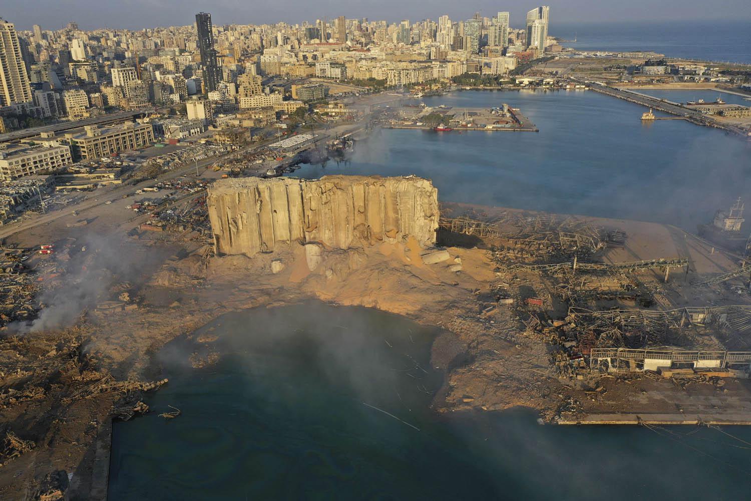 المجموعة الفرنسية عرضت بعد شهر من انفجار المرفأ خطة على المسؤولين اللبنانيين لإعادة بناء الأحواض والمخازن المدمرة