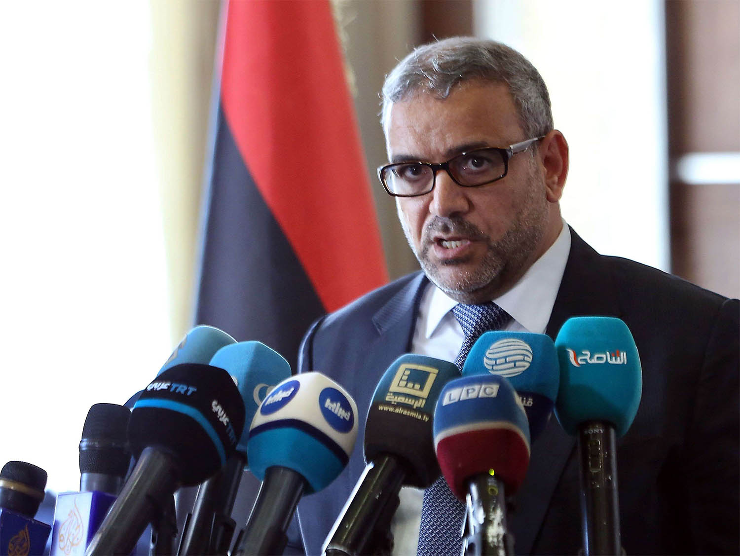 Libya's president of the High Council of State Khalid al-Mishri 