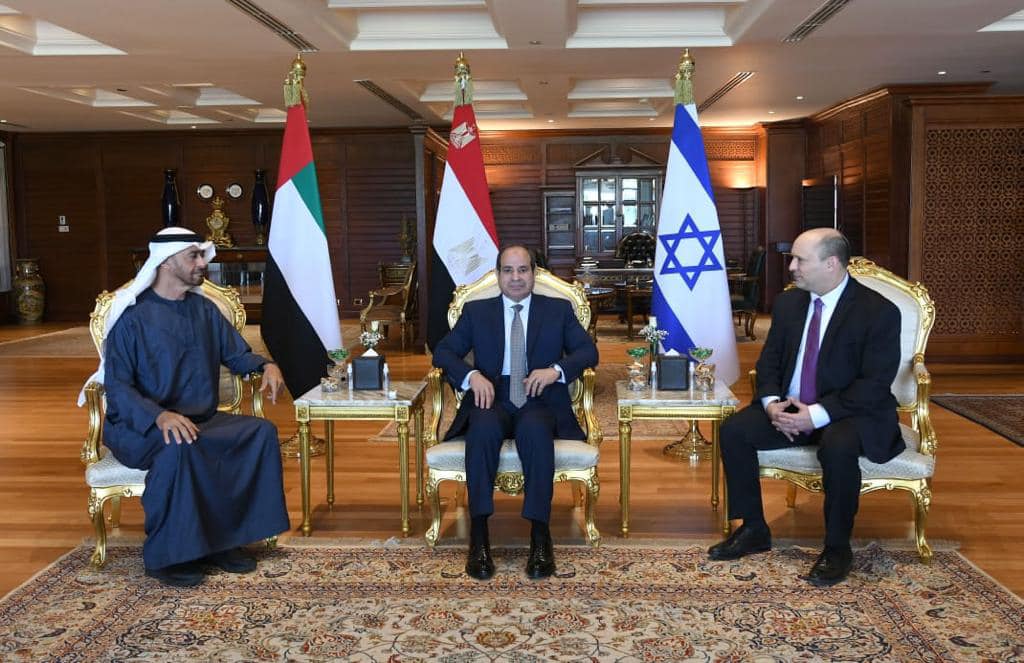 محاولة للتنسيق في المواقف بين مصر والامارات واسرائيل بشان ملفات اقليمية ودولية