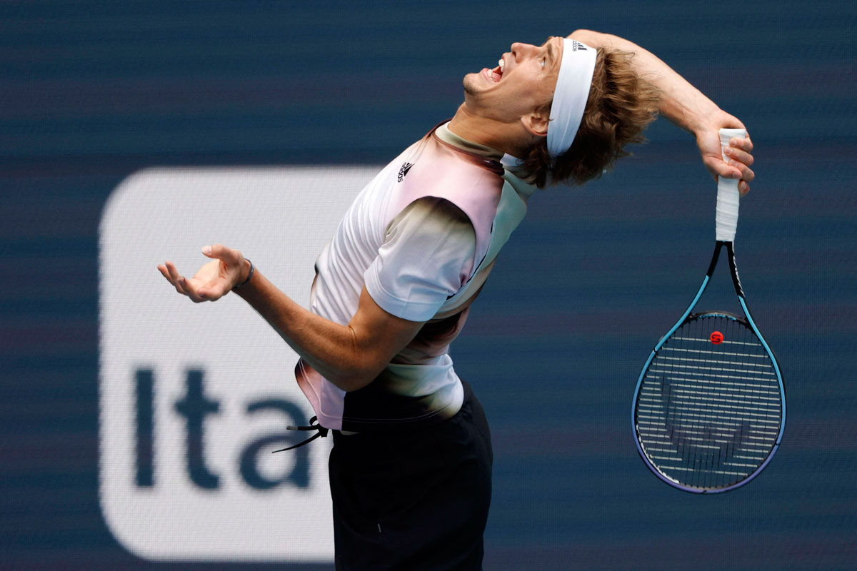 لاعب التنس الالماني يضرب موعدا في الدور الثالث مع الفائز من مواجهة ديميتروف وماكدونالد