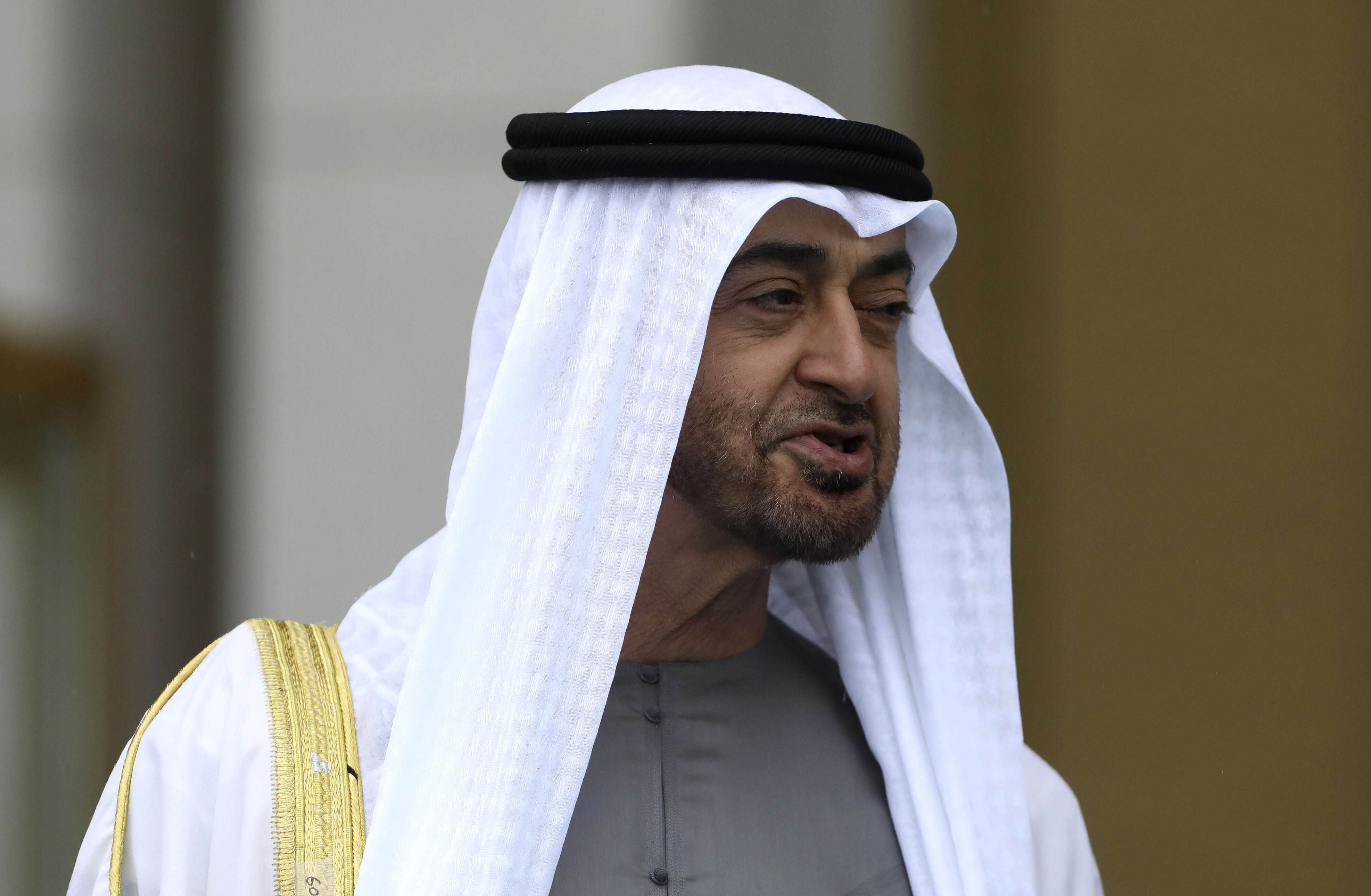 Abu Dhabi crown prince Sheikh Mohamed bin Zayed Al Nahyan 
