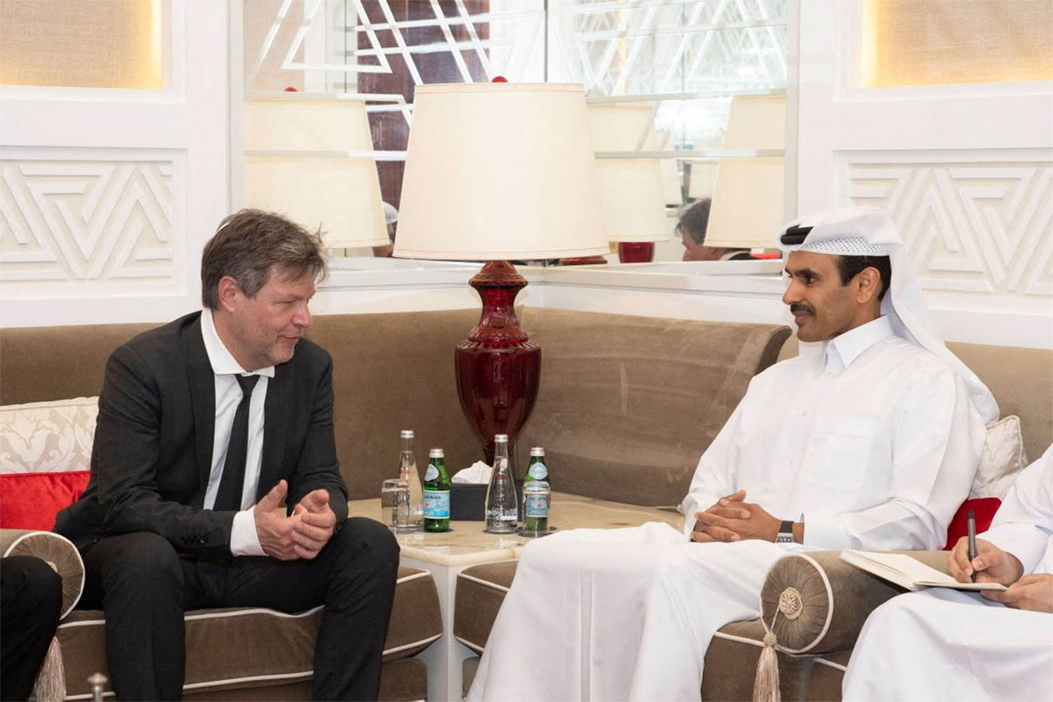 Energy Minister of Qatar meeting with German Economy Minister 