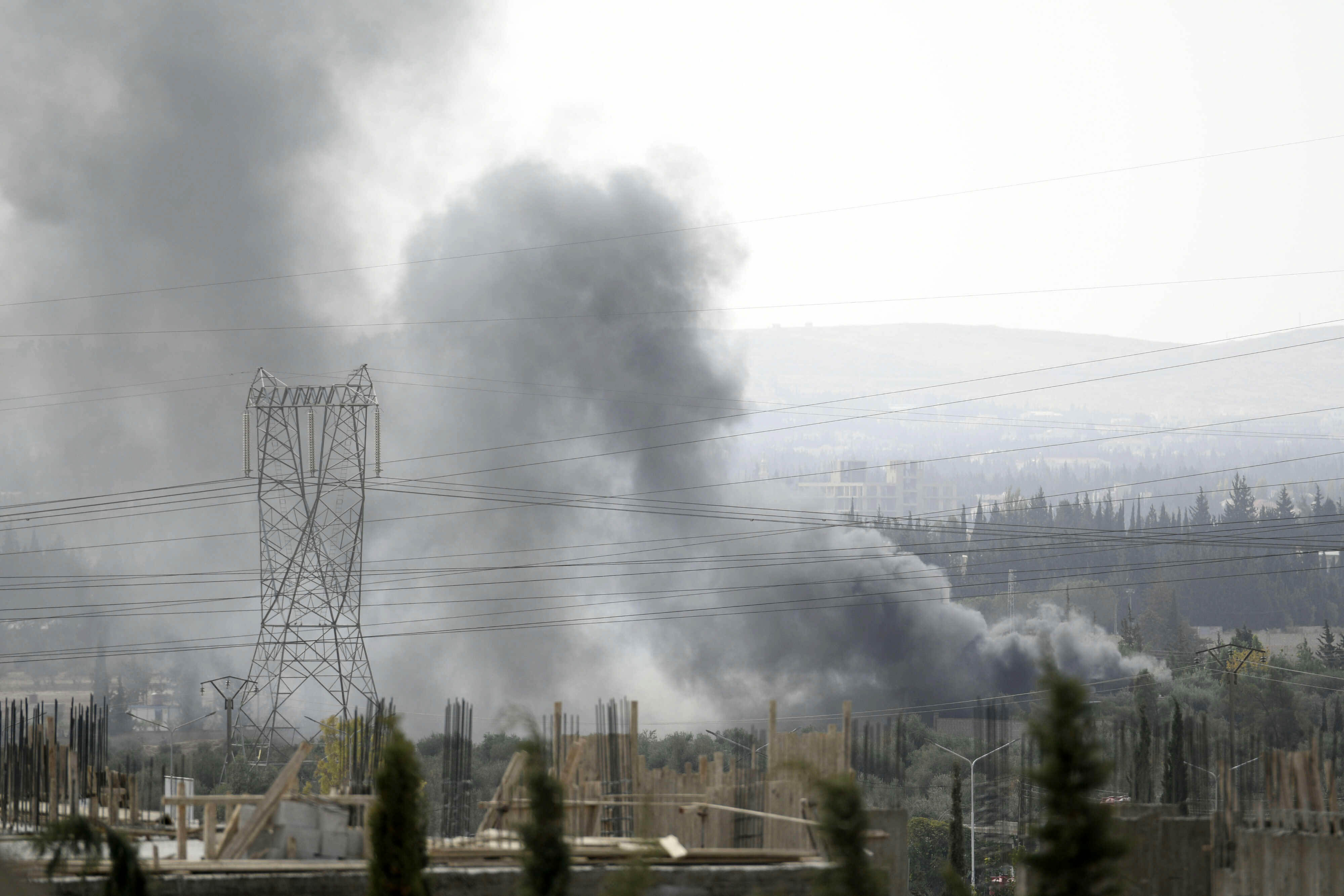 Three soldiers were killed in an Israeli rocket attack in the vicinity of Damascus last month