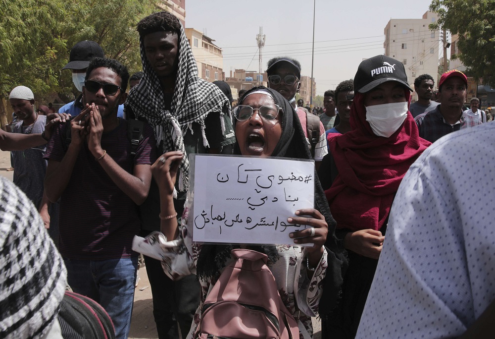 محتجون في الخرطوم يطالبون بإطلاق سراح المعتقلين السياسيين