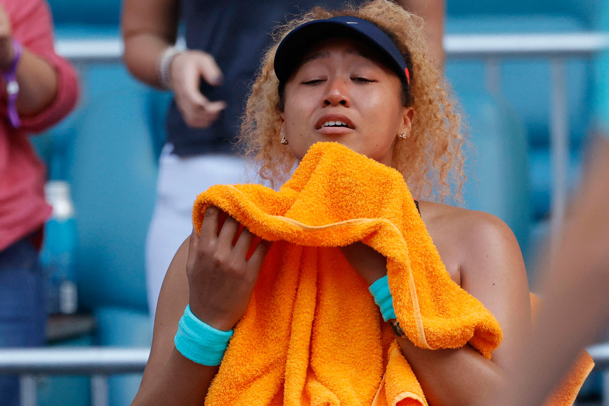 لاعبة التنس اليابانية تحسم فوزها على شفيونتيك بثلاث مجموعات